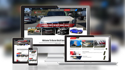 Auto Body Shop Website