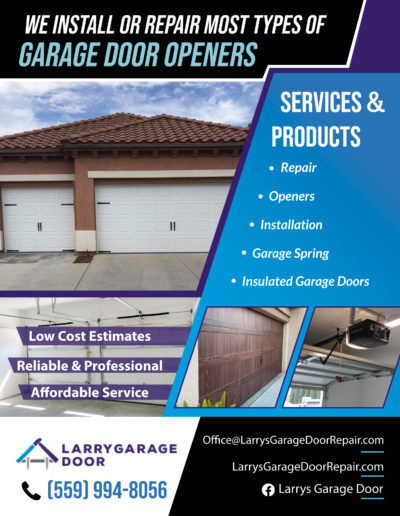 Garage Door Flyers Examples