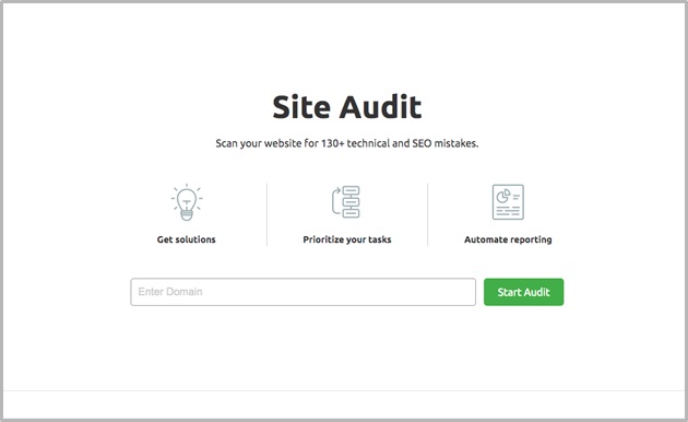 SEMrush Site Audit