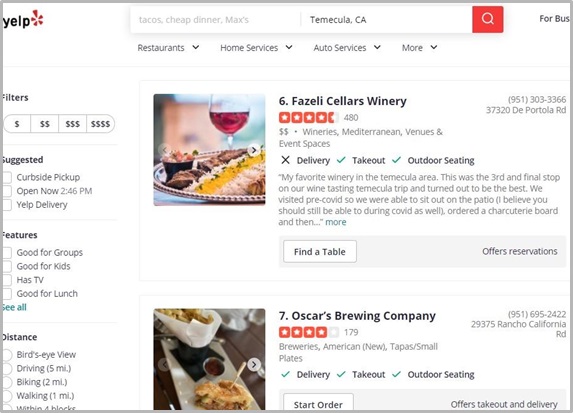 Create A Yelp Page