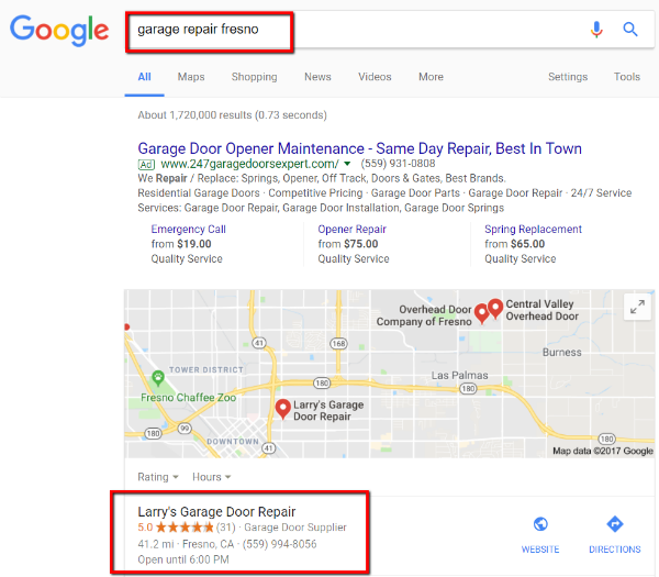 Local SEO Results Graphic