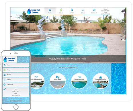 Pool service Website