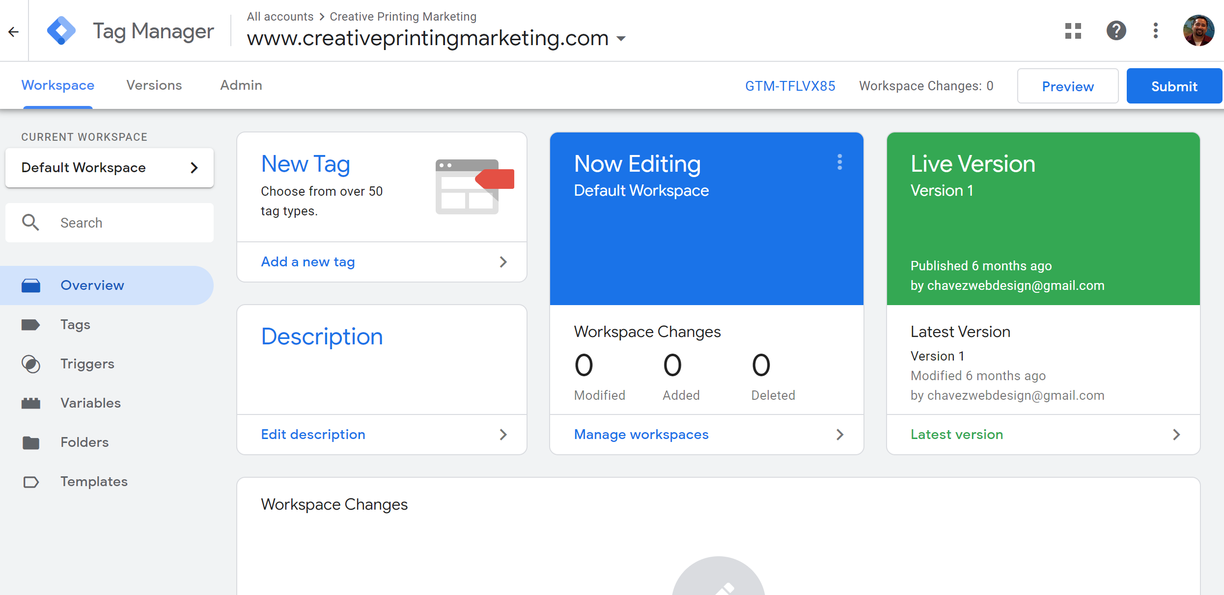 Online Marketing Tools Google Tag Manager Overview Example