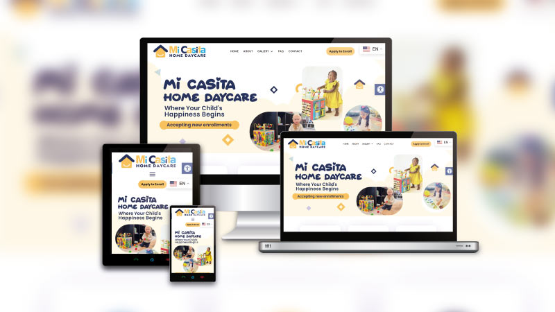 Mi Casita Home Daycare Website
