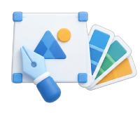 brand assets 3d icon