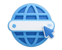 domain 3d icon